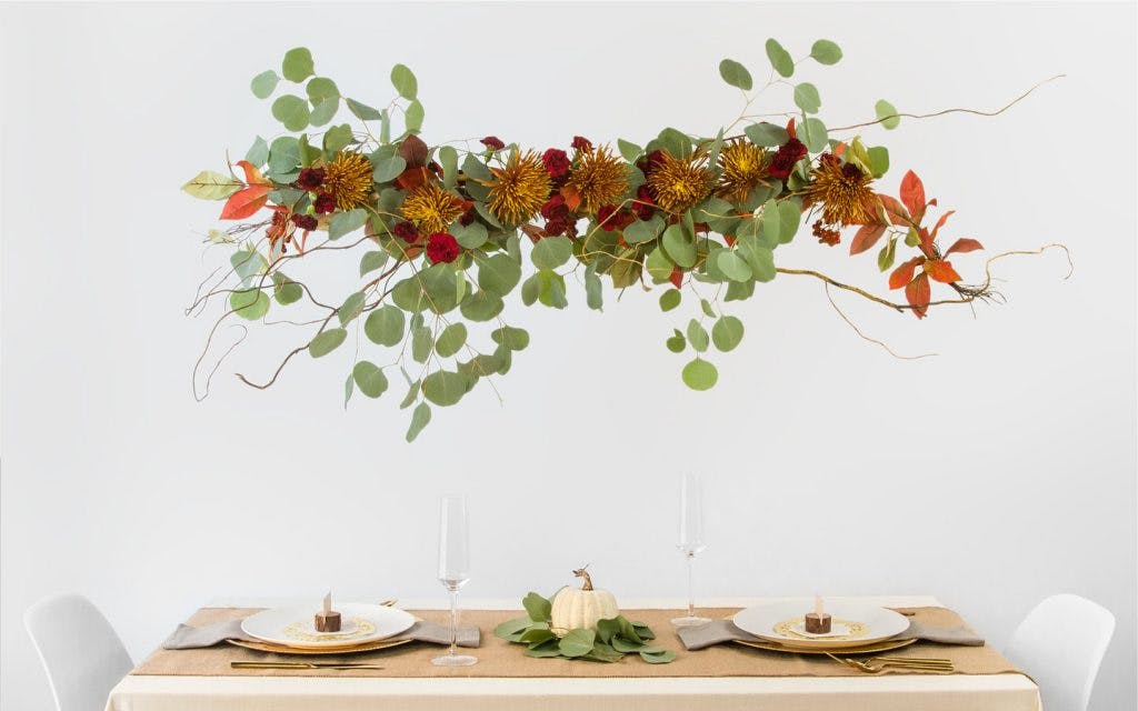 DIY Hanging Centerpiece for Your Fall Table